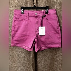 Zenana Outfitters High Waist Pink Shorts